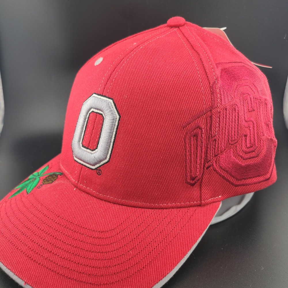 Ohio State Buckeyes Drew Pearson Baseball Cap Mens One Size Red Embroidered Hat